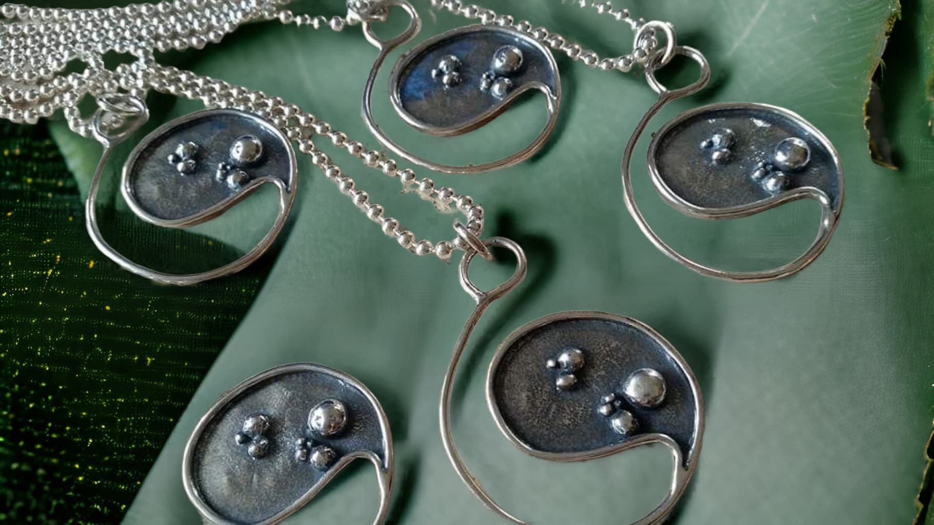 Yin Yang Pendant by Moss Creek Art
