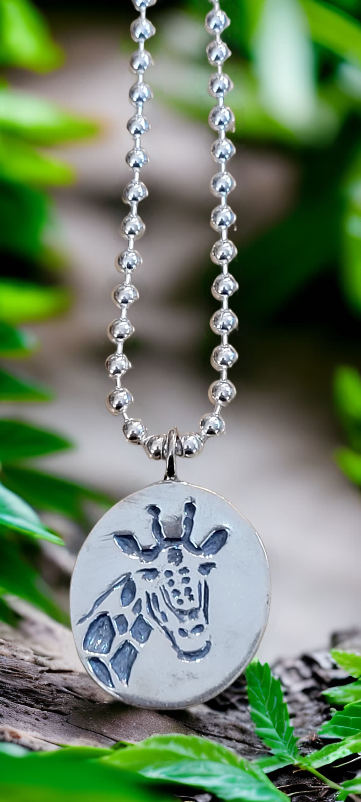 Giraffe Pendant by Moss Creek Art