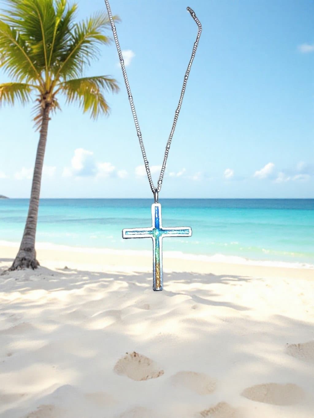 Sterling Channel Cross by Moss Creek Art