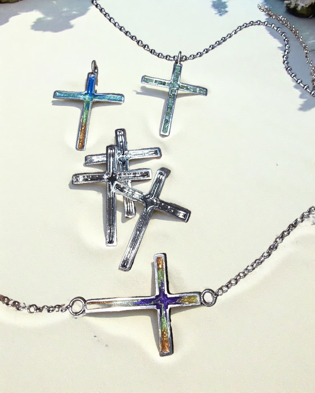 Sterling Channel Cross by Moss Creek Art