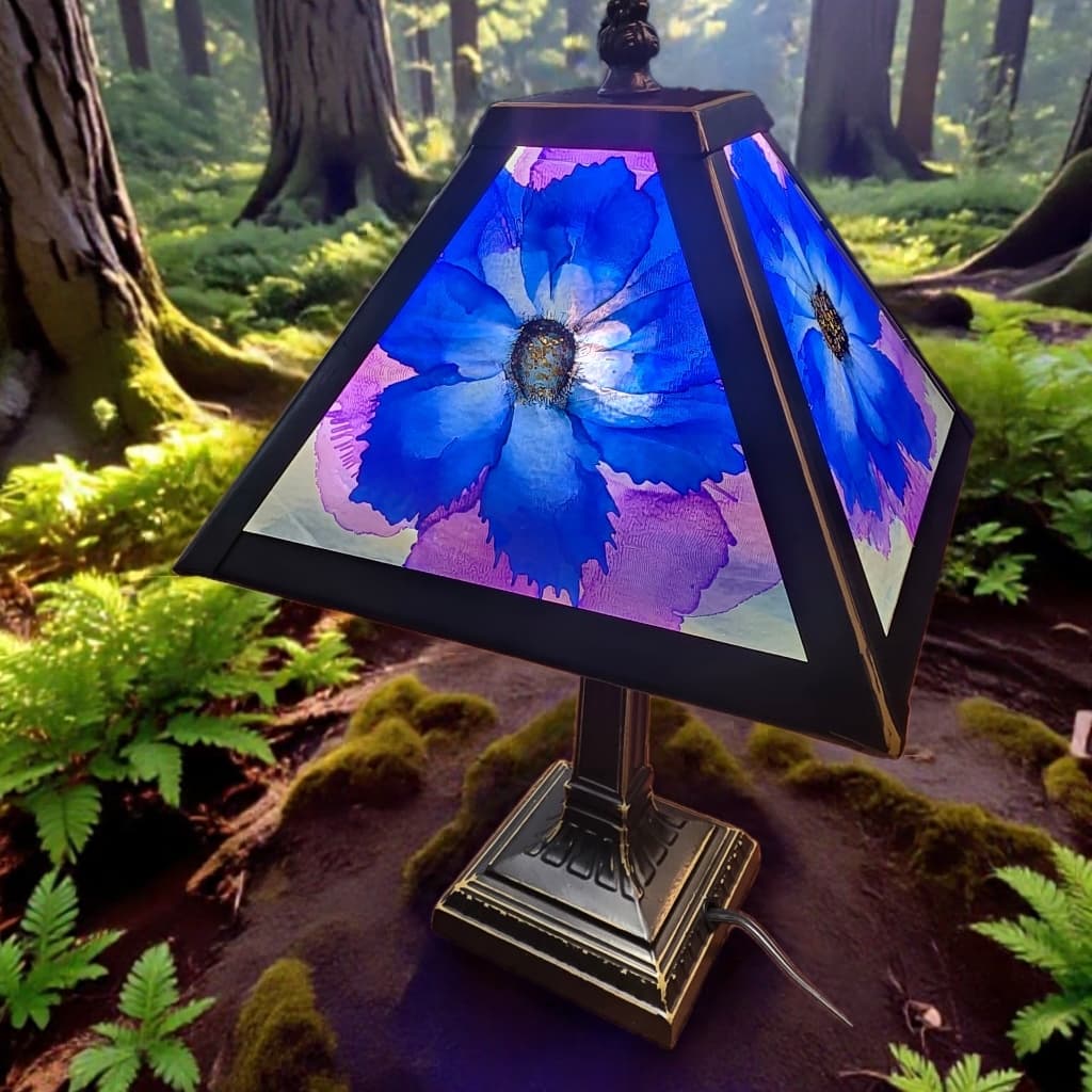 Cremation 12" Lamp by Moss Creek Art