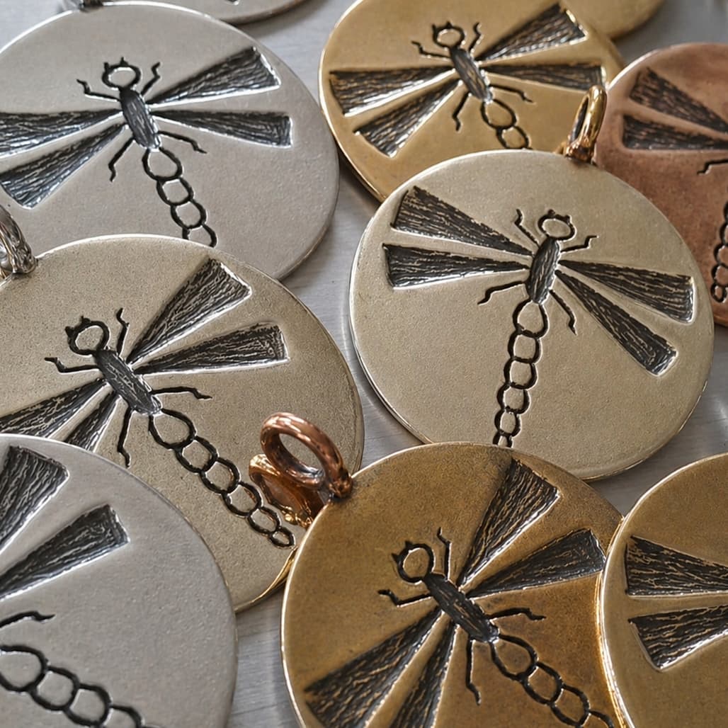 Dragon Fly Medallion by Moss Creek Art