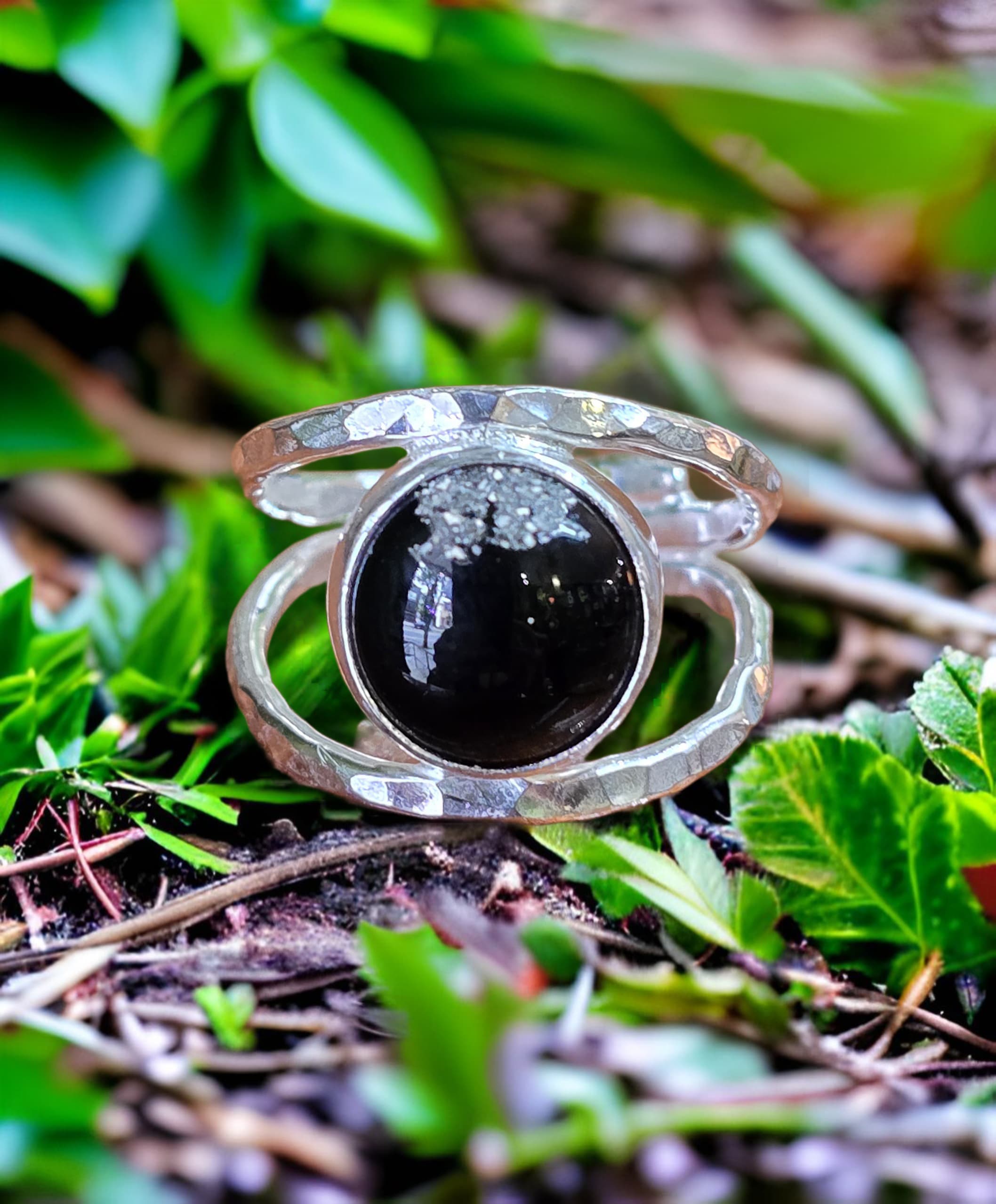 Cremation Double Wire Ring by Moss Creek Art