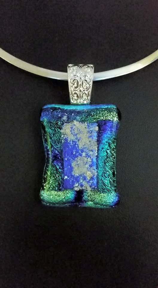Pendant Kiln Fired Plated Bail by Moss Creek Art