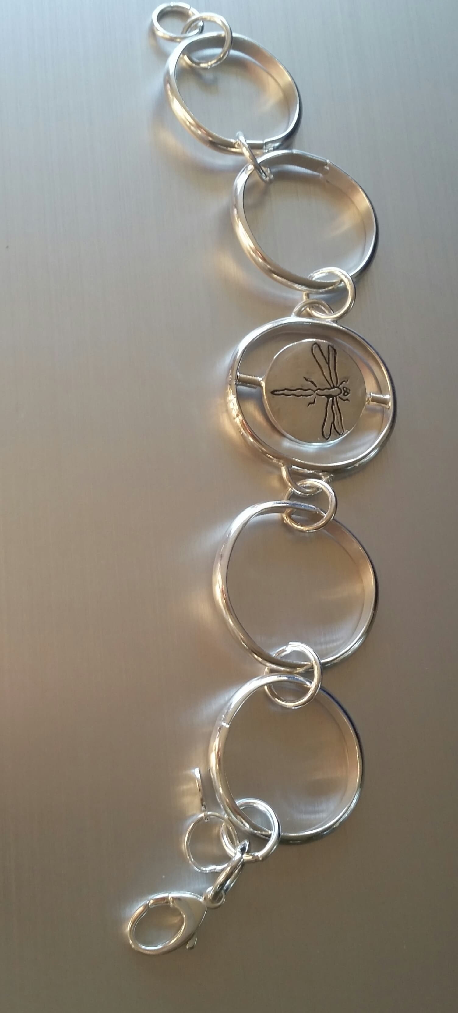Bracelet Chainlink Spinner by Moss Creek Art