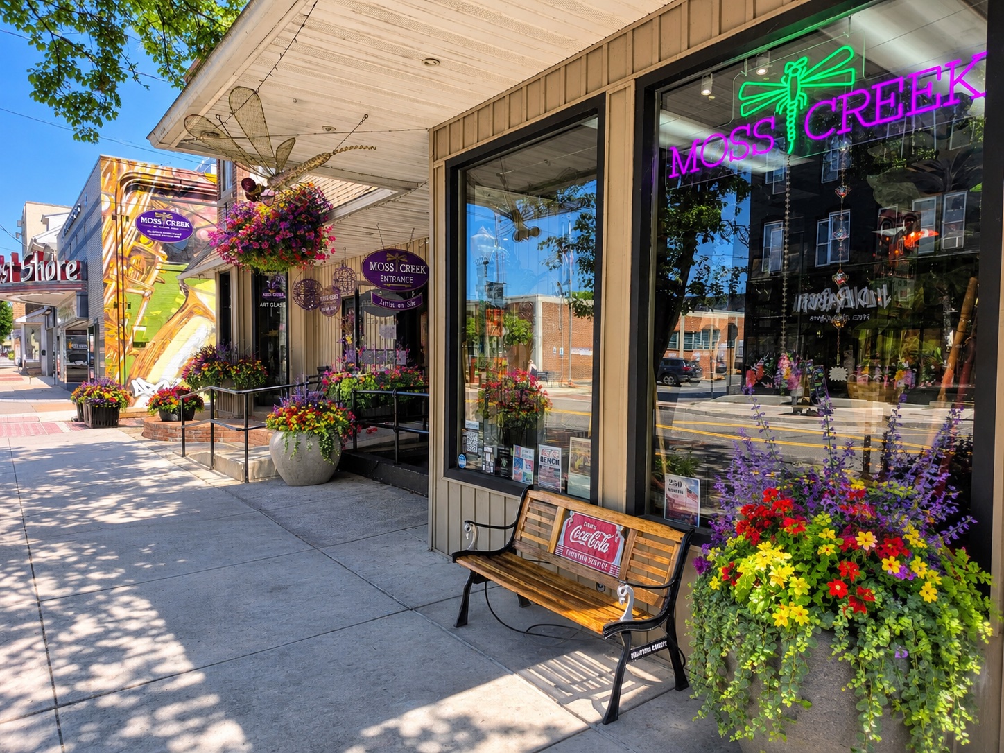 Moss Creek Art storefront in New Cumberland