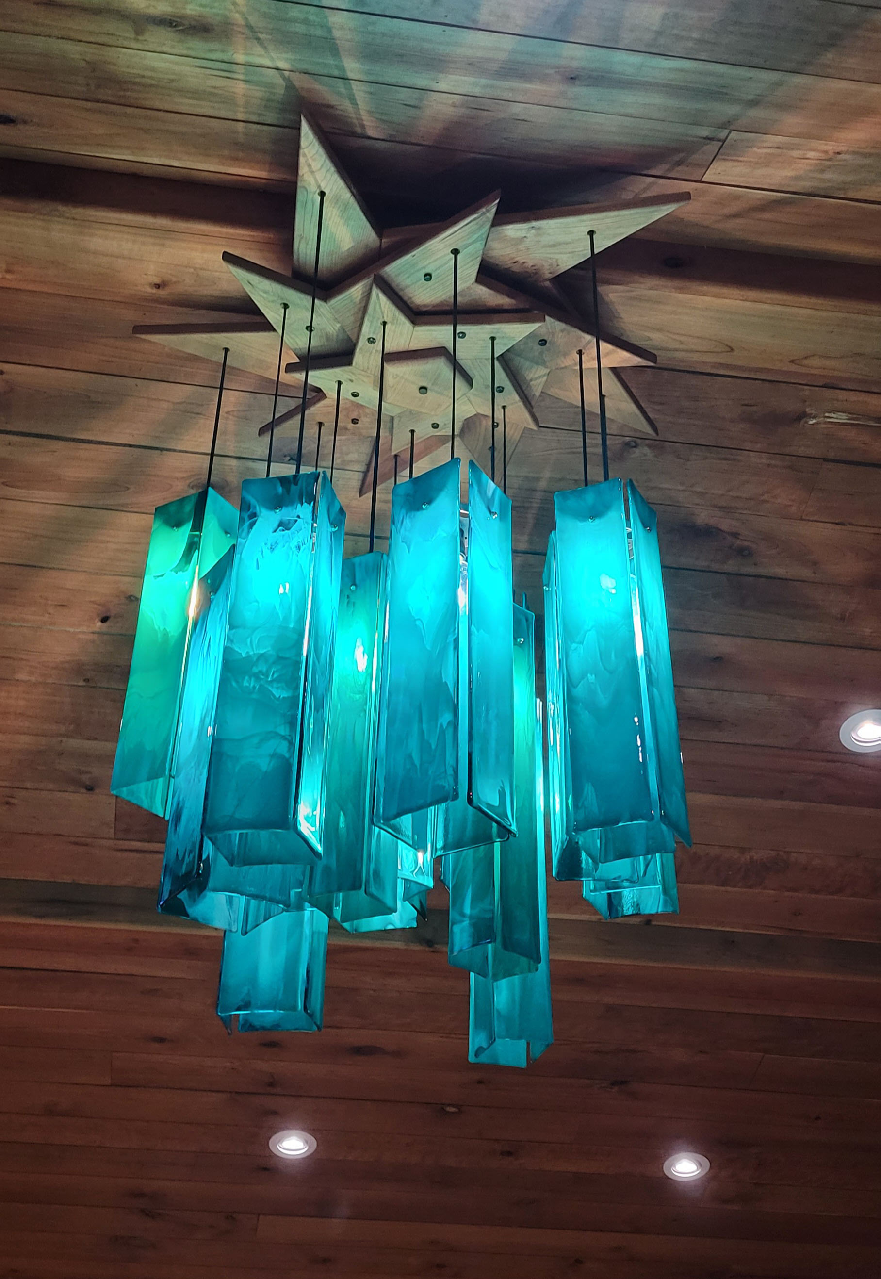 Moss Creek Art custom work: Johansen light