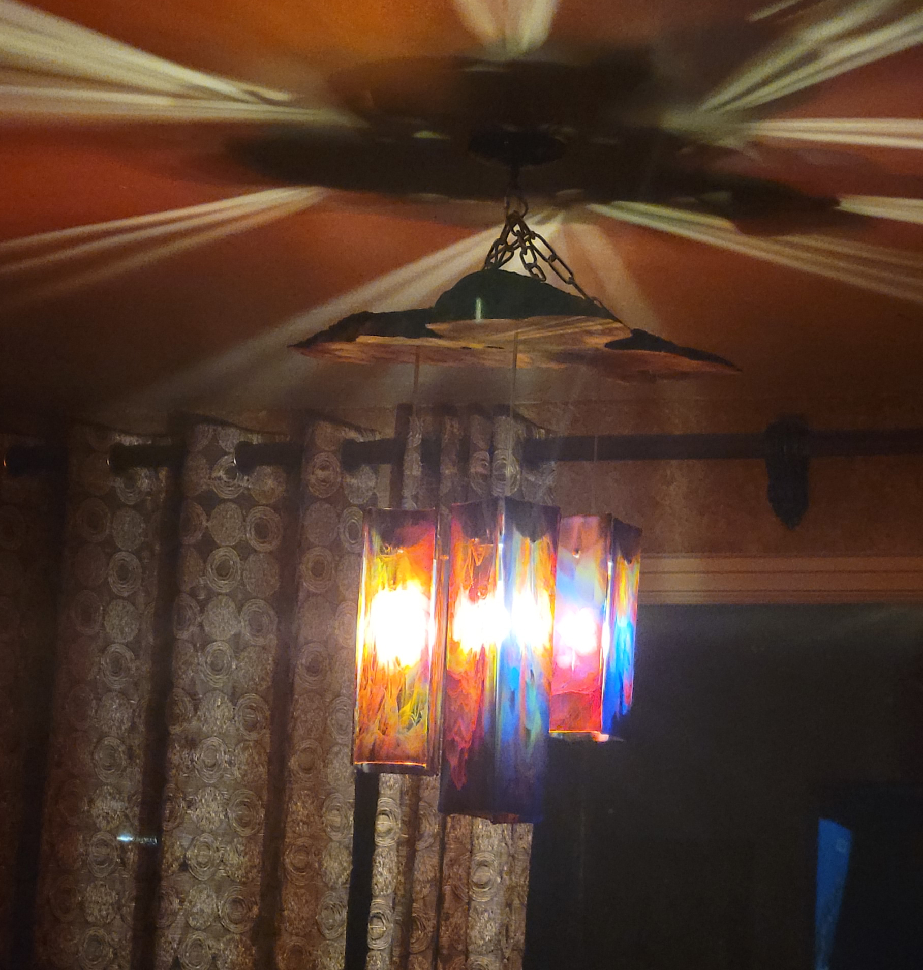 Moss Creek Art custom work: kitchen light