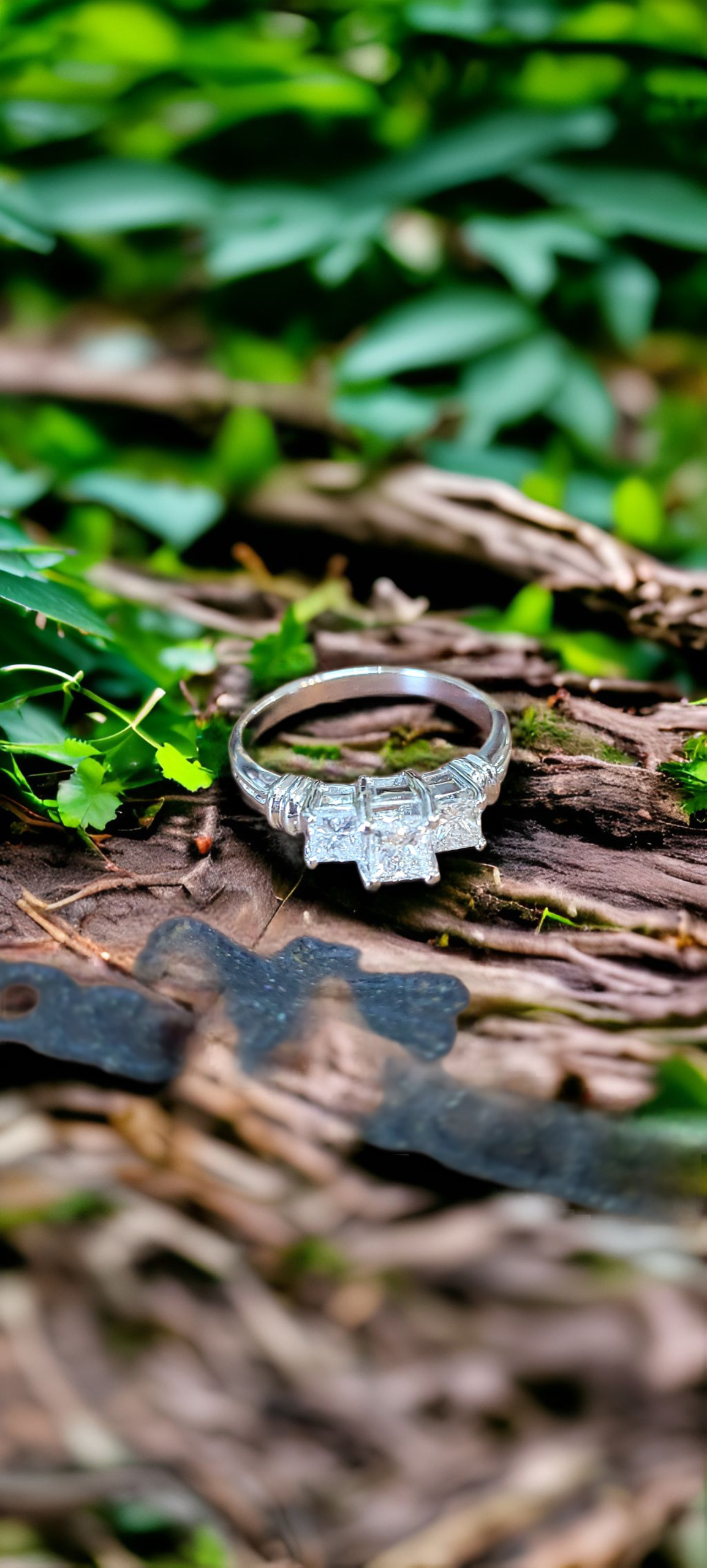 Moss Creek Art custom work: 3 diamond ring PD