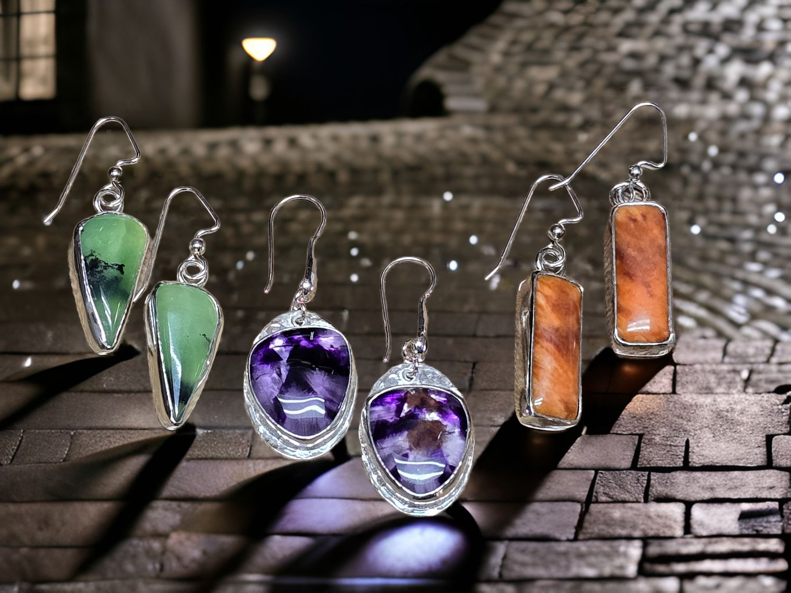 Moss Creek Art custom work: 3 earring PD
