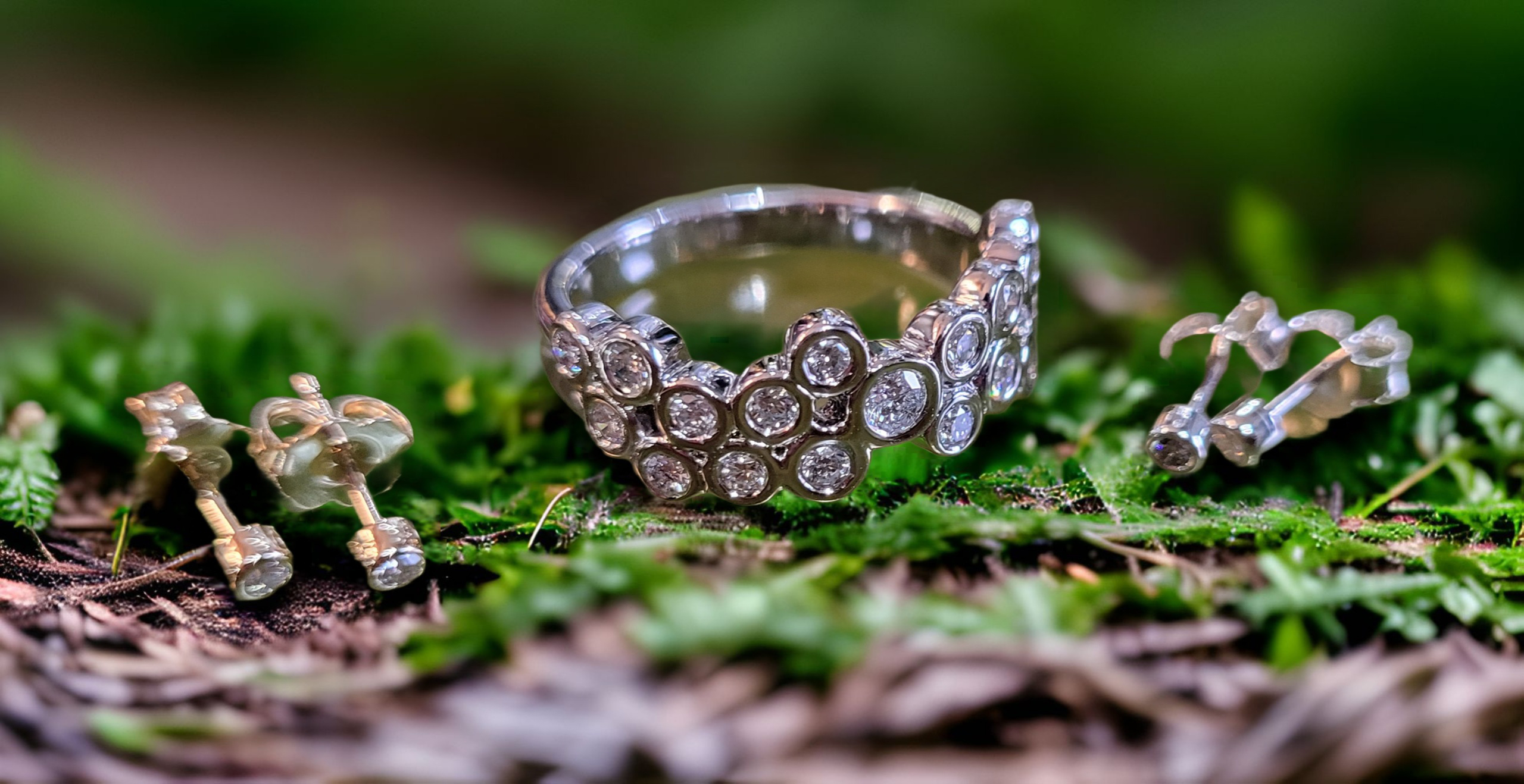 Moss Creek Art custom work: Bubble Ring