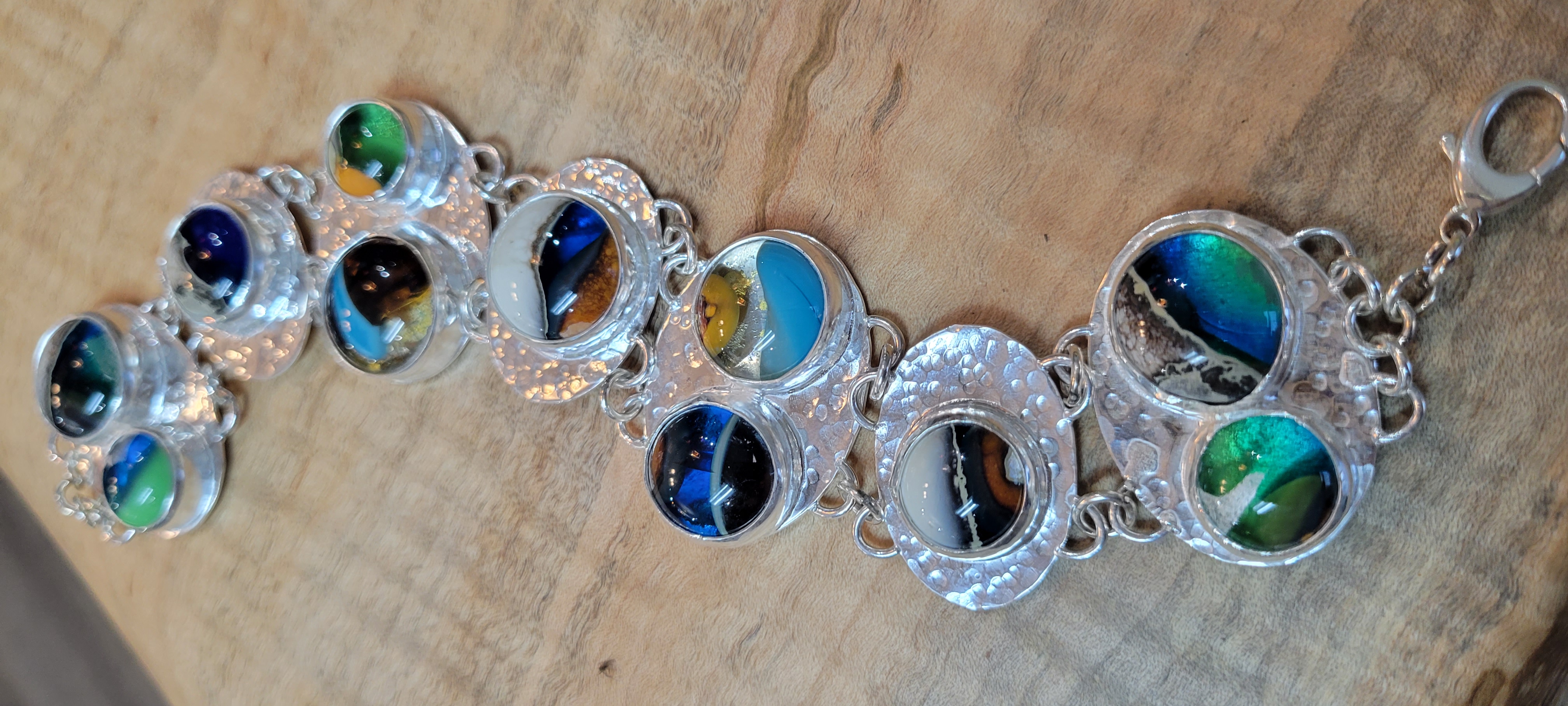 Moss Creek Art custom work: Jeannie bracelet