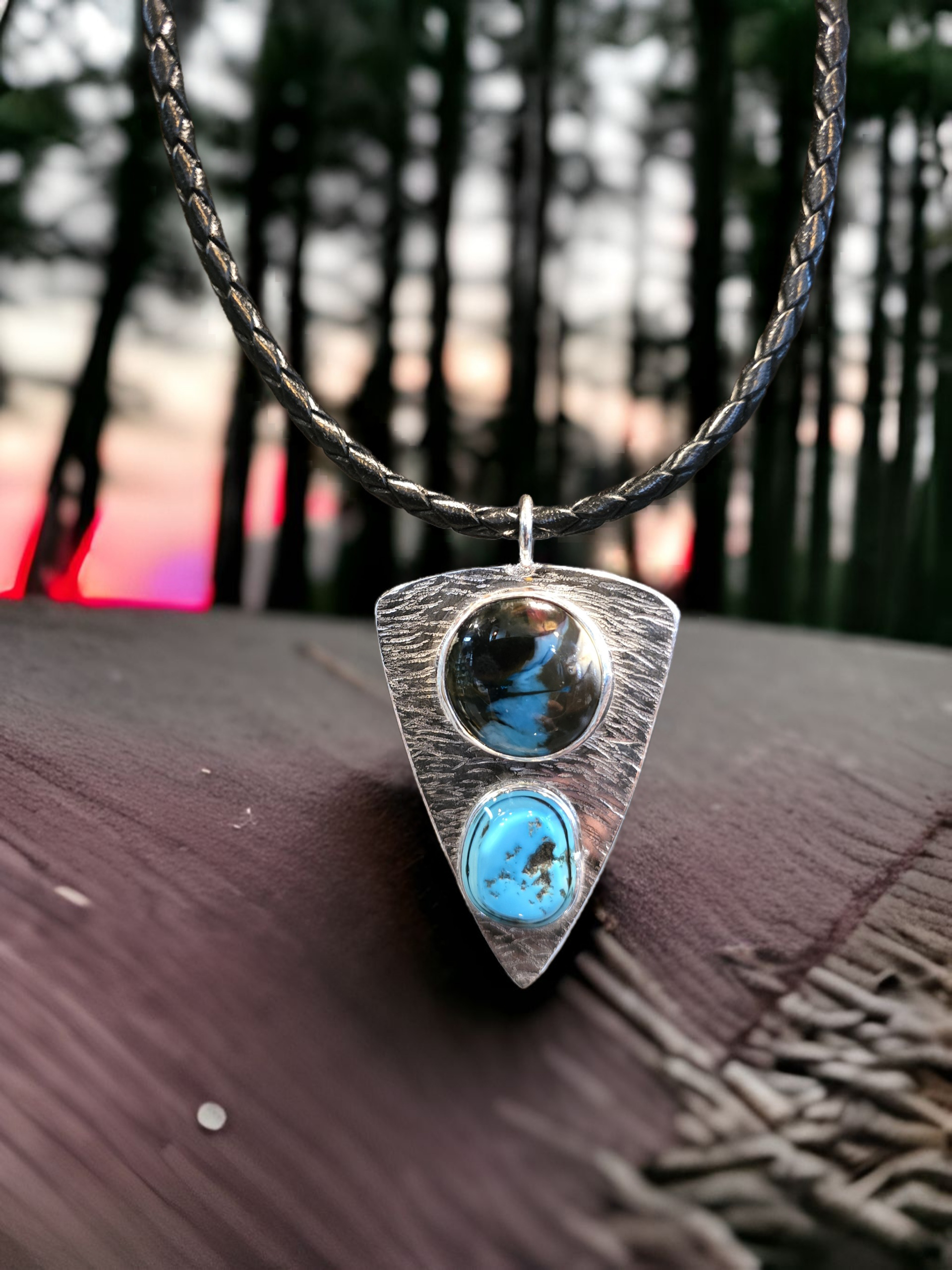 Moss Creek Art custom work: Trianular Pendant PD