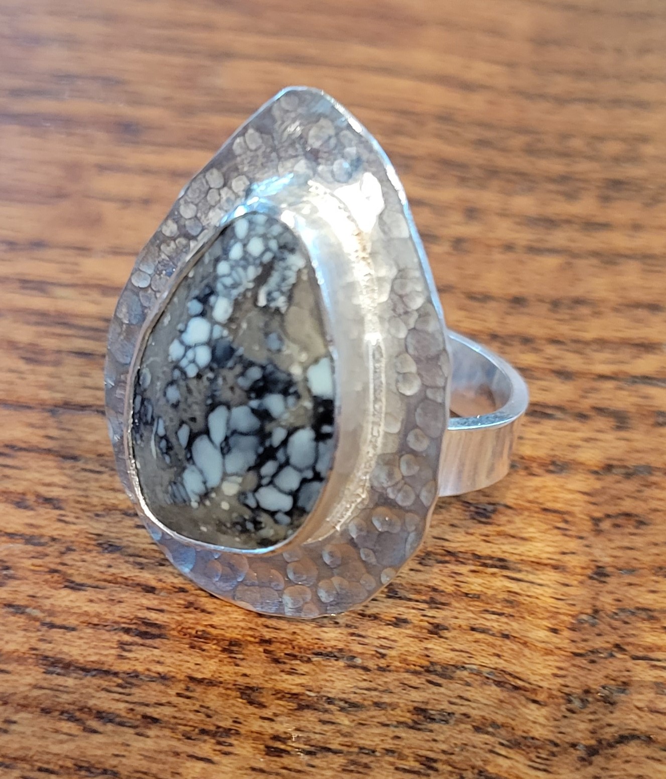 Moss Creek Art custom work: Variscite ring